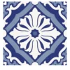 Set di 25 piastrelle MAVI Blu Tipo Onda
