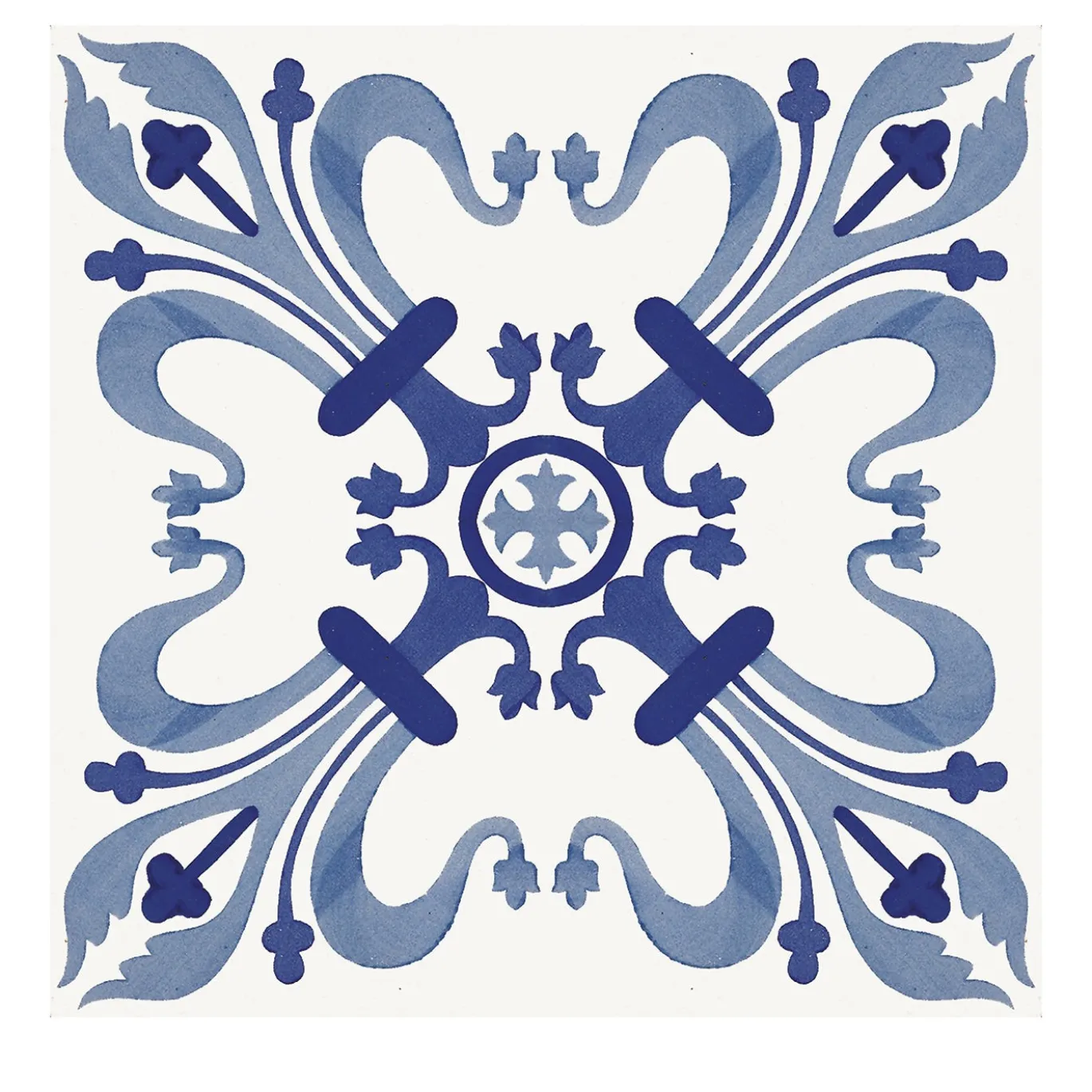 Set di 25 piastrelle MAVI Blu Tipo Mare