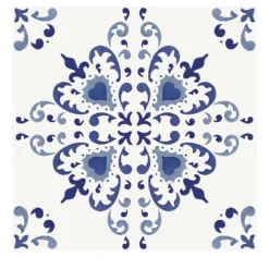 Set di 25 piastrelle MAVI Blu Tipo Isola Azzurra