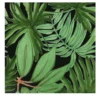 Set di 4 piastrelle nere tropicali Collezione Verde Verticale