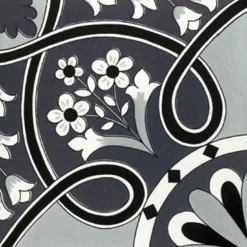Set di 25 piastrelle Nocelle Collezione Fiori Scuri