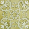 Set di 25 piastrelle Recamone Verde Collezione Fiori Scuri
