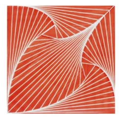 Set di 25 piastrelle rosse CeramicOp