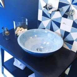 Set di 25 piastrelle tipo 8 Collezione Blu Ponti di Gio Ponti