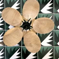 Set di 25 piastrelle Verde Ponti Decorazione Tipo 29 di Gio Ponti