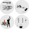 Set di 4 piatti Bauhaus Mix
