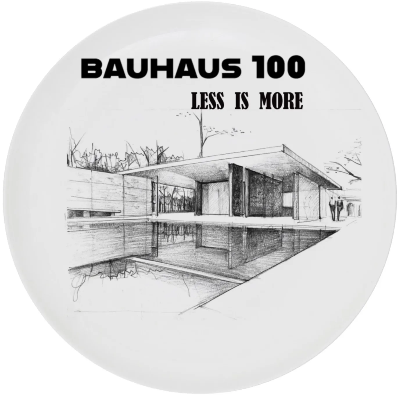 Set di 6 piatti Bauhaus 100 Years Less Is More Plate