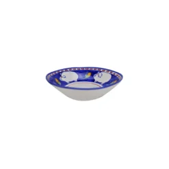 Set di piatti blu Cortile 18 pezzi