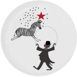 Set di 6 piatti Clown e Zebra