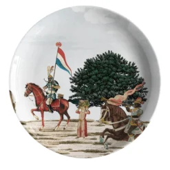 Set di 12 piatti Corteo