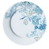 Set di 2 piatti da cena in porcellana Florian azzurro