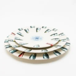 Set di 2 piatti da dessert Controcorrente in ceramica #2
