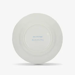 Set di 6 Piatti da dessert Malachite in porcellana e oro realizzati a mano