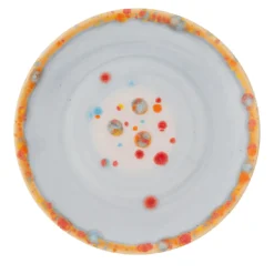 Set di 2 piatti da dessert Murrine Gray Coupe