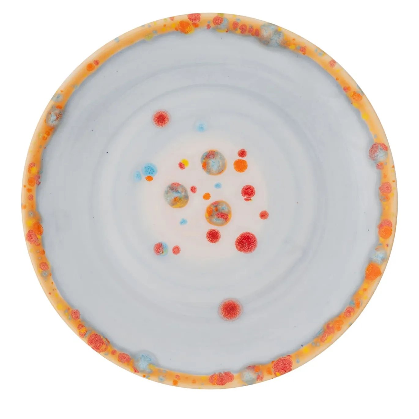 Set di 2 piatti da dessert Murrine Gray Coupe