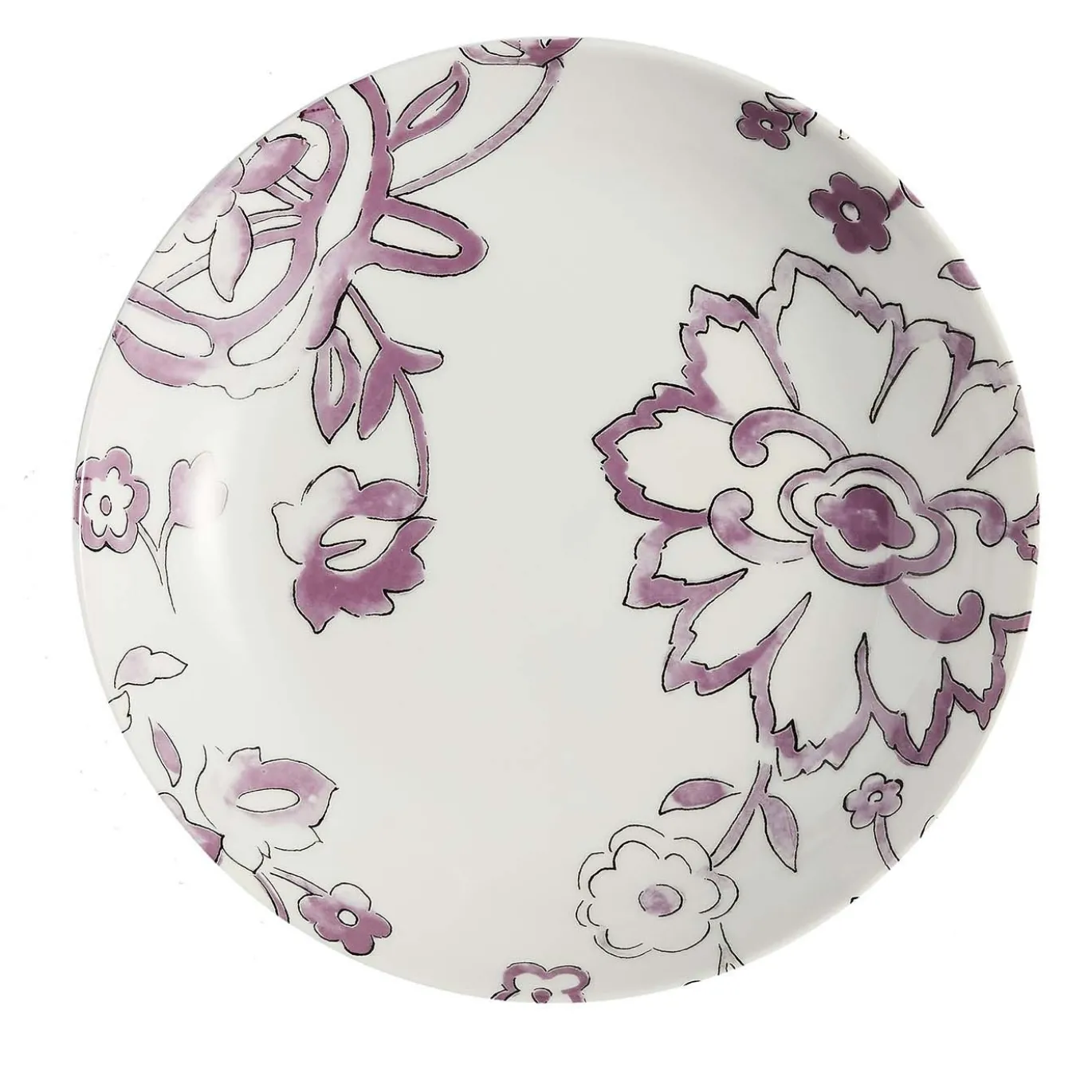 Set di 2 piatti da minestra rosa Cachemire #3