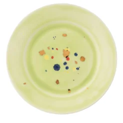 Set di 2 piatti da pane Amelia con bordo