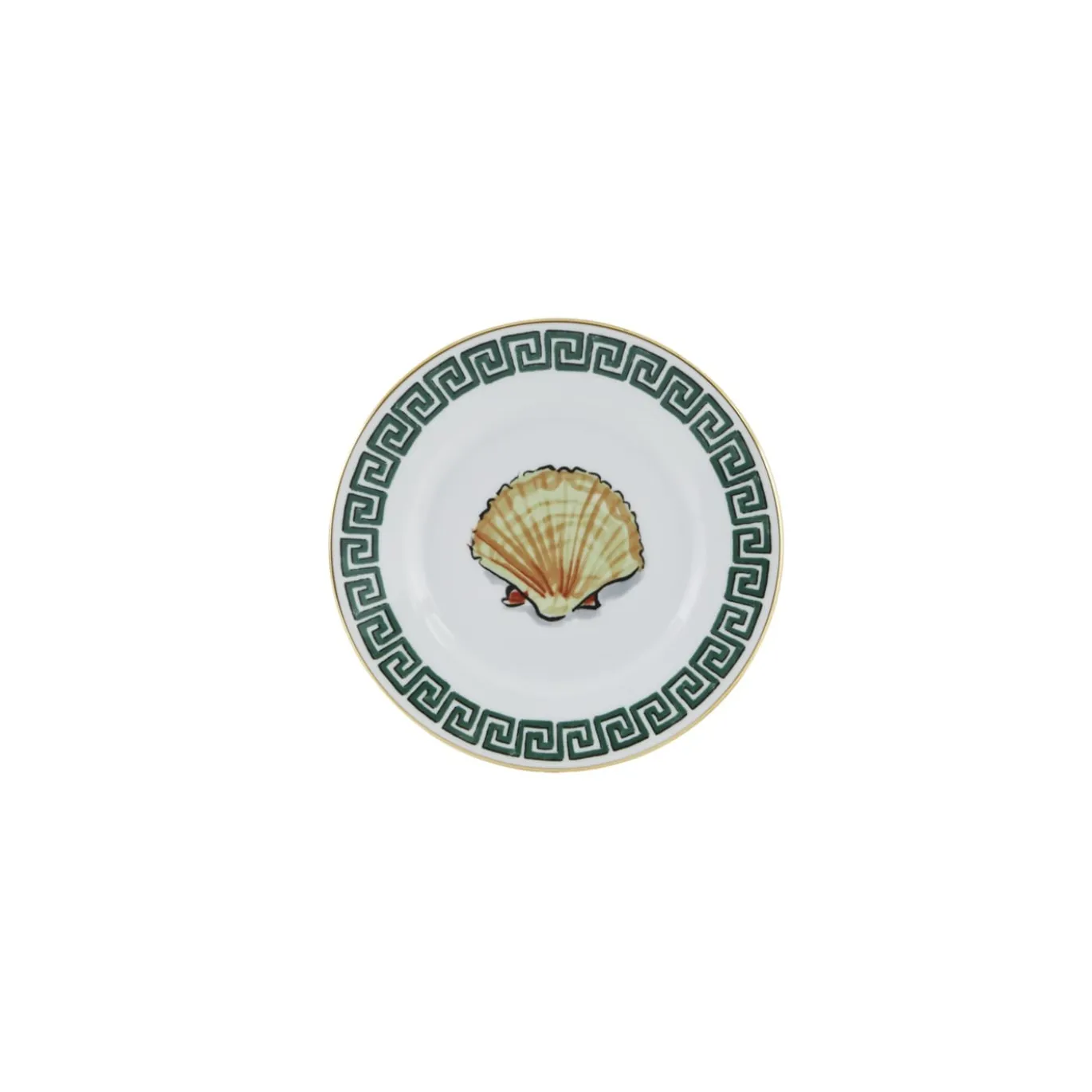 Set di 4 Piatti da Pane Il Viaggio di Nettuno in Porcellana di Luke Edward Hall