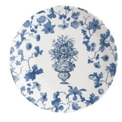Set di 2 piatti da pane in porcellana Garden Of Eden con piccolo vaso blu #4