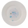 Set di 4 piatti da pane Murrine con bordo lilla