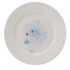 Set di 4 piatti da pane Murrine con bordo lilla