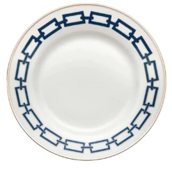 Set di 6 piatti da portata Catene Zaffiro di Gio Ponti