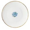 Set di 2 piatti da portata in marmo blu e bianco con bordo screziato