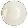 Set di 6 piatti da portata rotondi bianco sporco Materia