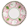 Set di 6 piatti da portata rotondi rosa Poseidon 38 cm