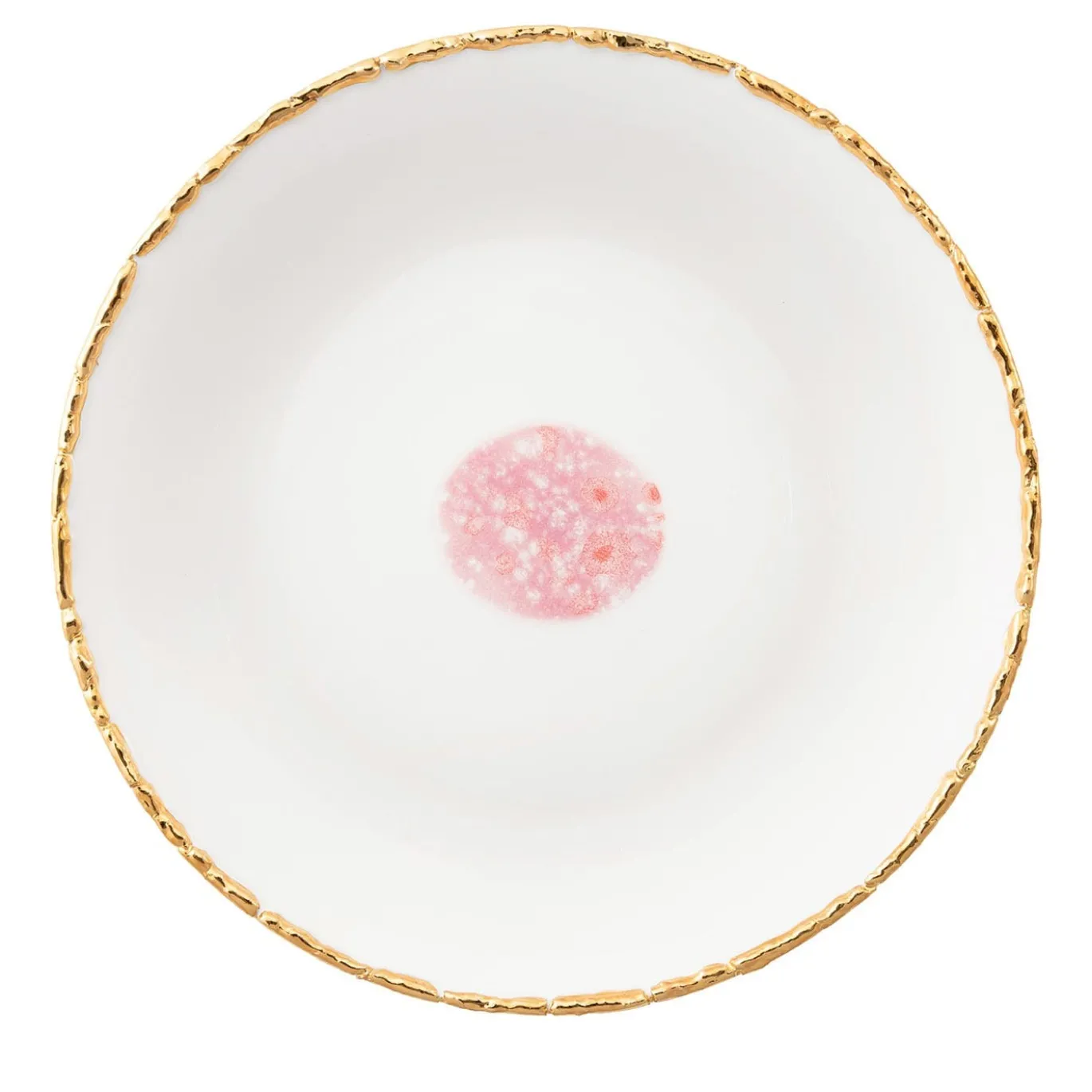 Set di 2 piatti da pranzo Berry con bordo crepato