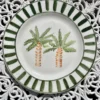 Set di 6 piatti da pranzo in ceramica con palme di Marrakech