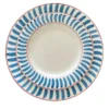 Set di 12 piatti da pranzo in ceramica blu