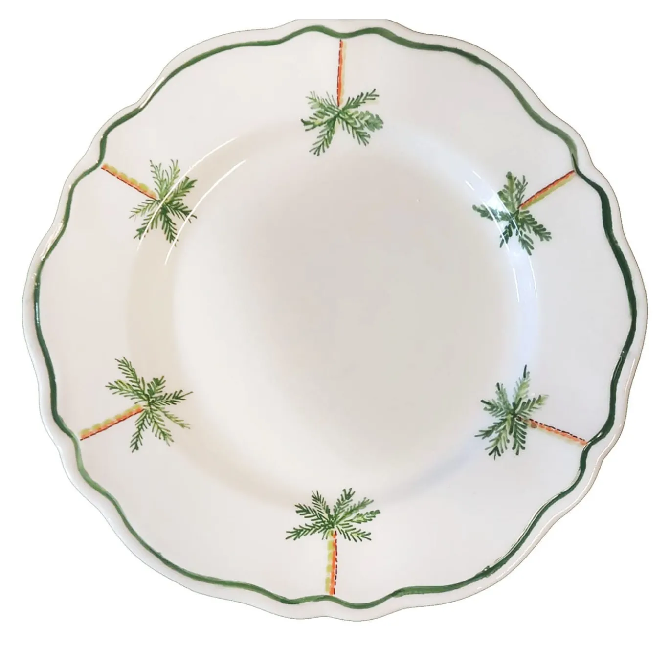 Set di 6 piatti da pranzo in ceramica Palm Trees Everywhere #2