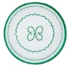 Set di 4 piatti da zuppa in ceramica verde Luminaria