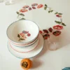 Set di 4 piatti da zuppa in ceramica rossa Gioia