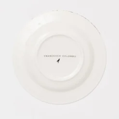Set di 2 piatti da zuppa in porcellana Florian blu chiaro e verde