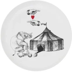 Set di 6 piatti Elefante Perso