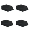 Set di 2 piatti esagonali in marmo nero Marquina