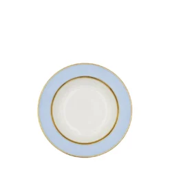 Set di 6 piatti fondi in porcellana multicolore pastello