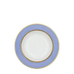 Set di 4 piatti fondi in porcellana viola pastello