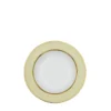 Set di 4 piatti fondi in porcellana crema pastello