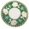 Set di 6 piatti fondi rotondi verde Poseidon 38 cm