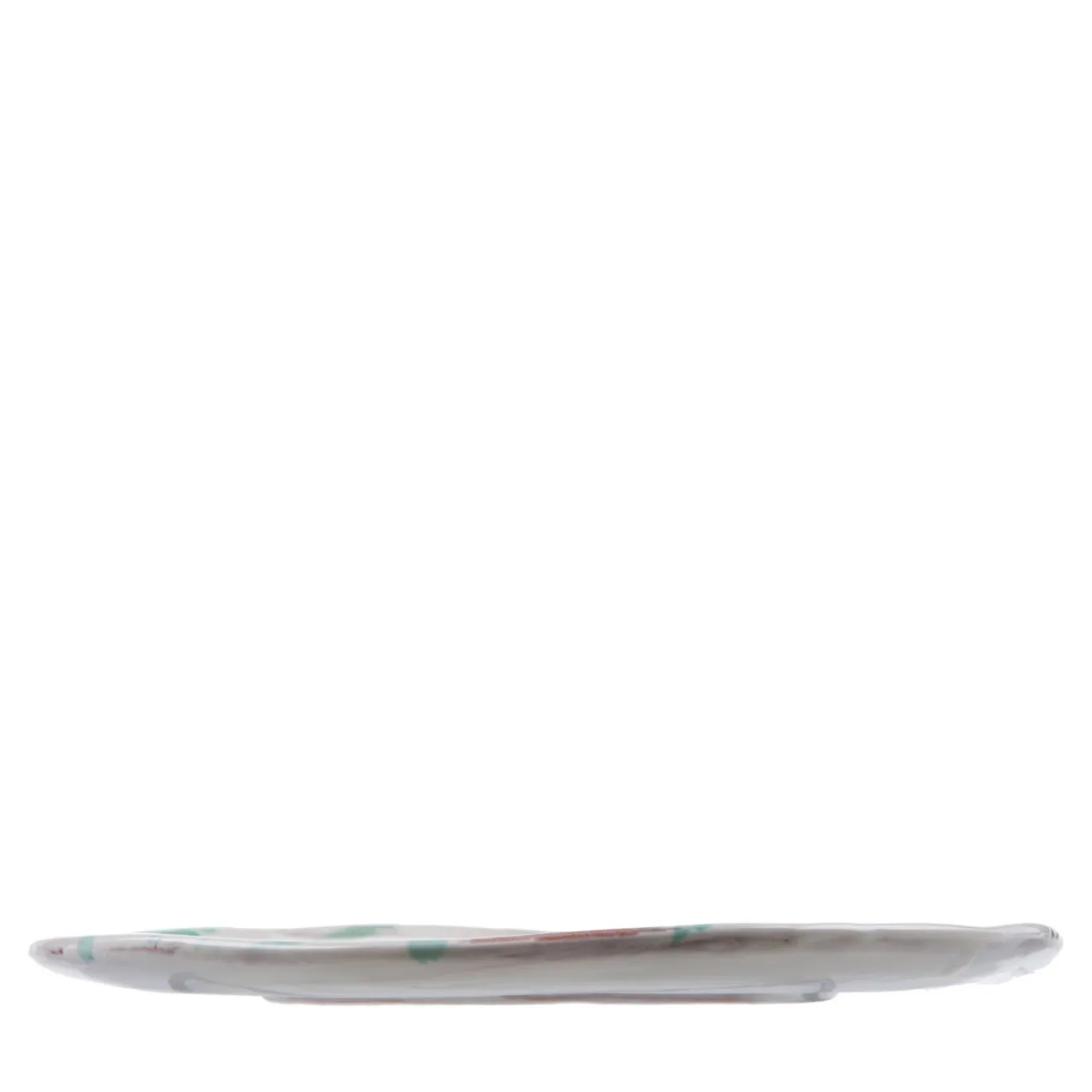 Set di 4 piatti in ceramica Pavone