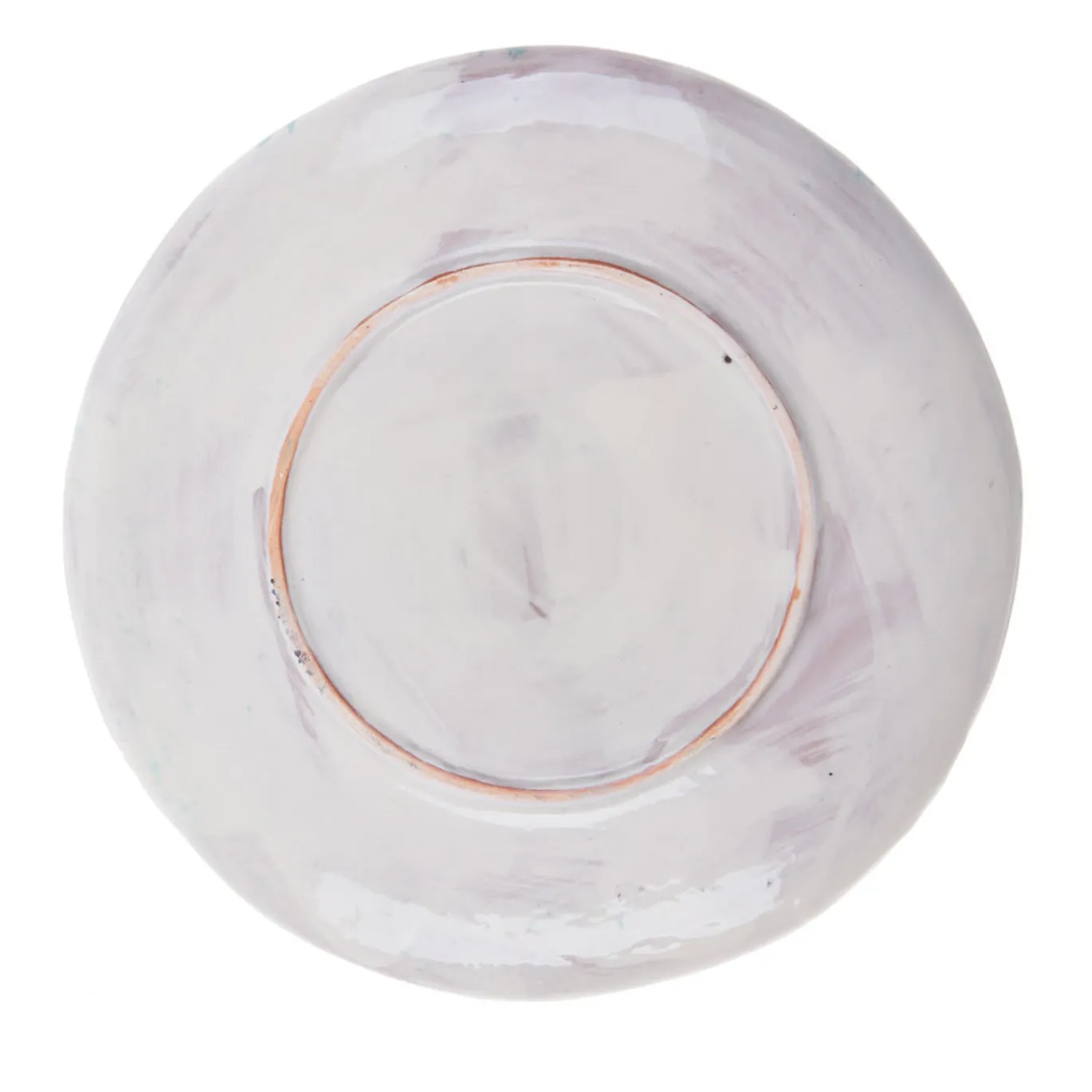 Set di 4 piatti in ceramica Pavone