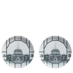Set di 2 piatti in porcellana Topkapi I