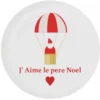 Set di 6 piatti J'Aime le pere Noel