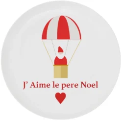 Set di 6 piatti J'Aime le pere Noel