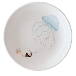 Set di 6 piatti medi "Medusa Irriverente