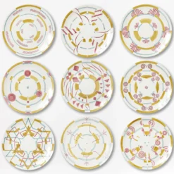Set di 4 Piattini da Dessert Gymmetria #2