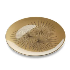 Set di 6 Piattini da Dessert Uccelli del Paradiso Oro